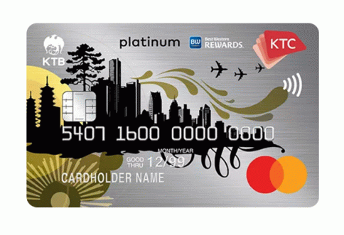 บัตรเครดิต KTC - BEST WESTERN PLATINUM MASTERCARD-บัตรกรุงไทย (KTC)