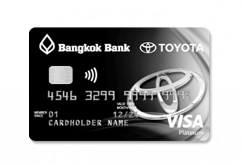 บัตรเครดิตวีซ่าแพลทินัม โตโยต้า ธนาคารกรุงเทพ (Bangkok Bank Visa Platinum Toyota Credit Card)-ธนาคารกรุงเทพ (BBL)