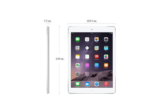 APPLE iPad Air Wi-Fi + Cellular 16GB แอปเปิล ไอแพด แอร์ ไวไฟ พลัส เซลลูล่า 16GB : ภาพที่ 6