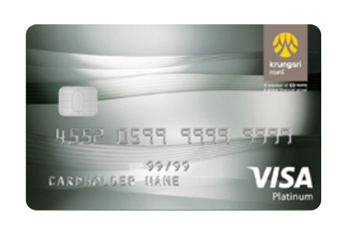 บัตรเครดิต กรุงศรี แพลทินัม (Krungsri Platinum Credit Card)-บัตรกรุงศรีอยุธยา (Krungsri) : ภาพที่ 1