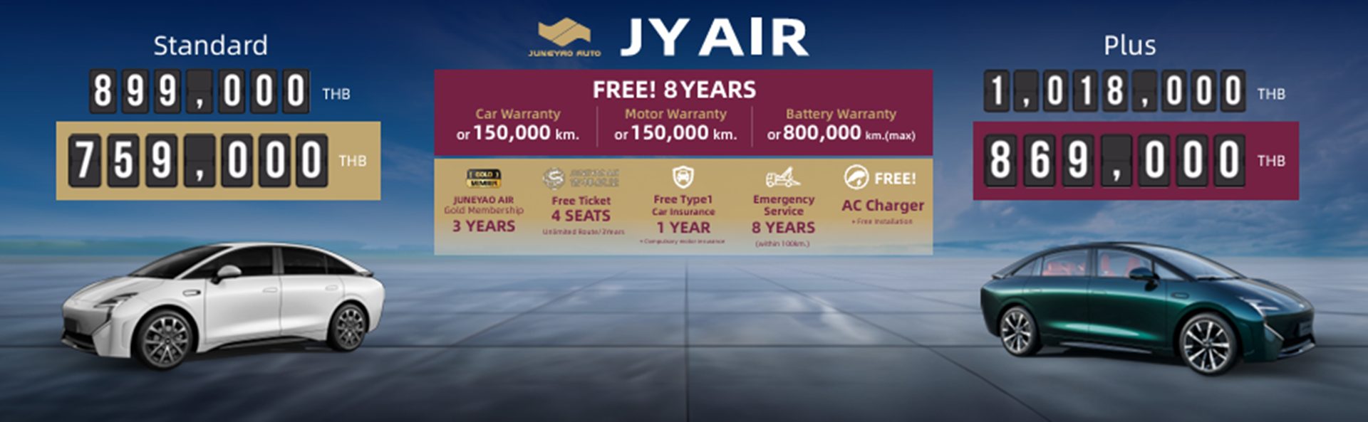 รูปภาพ จูนเหยา Juneyao JY AIR Standard ปี 2024
