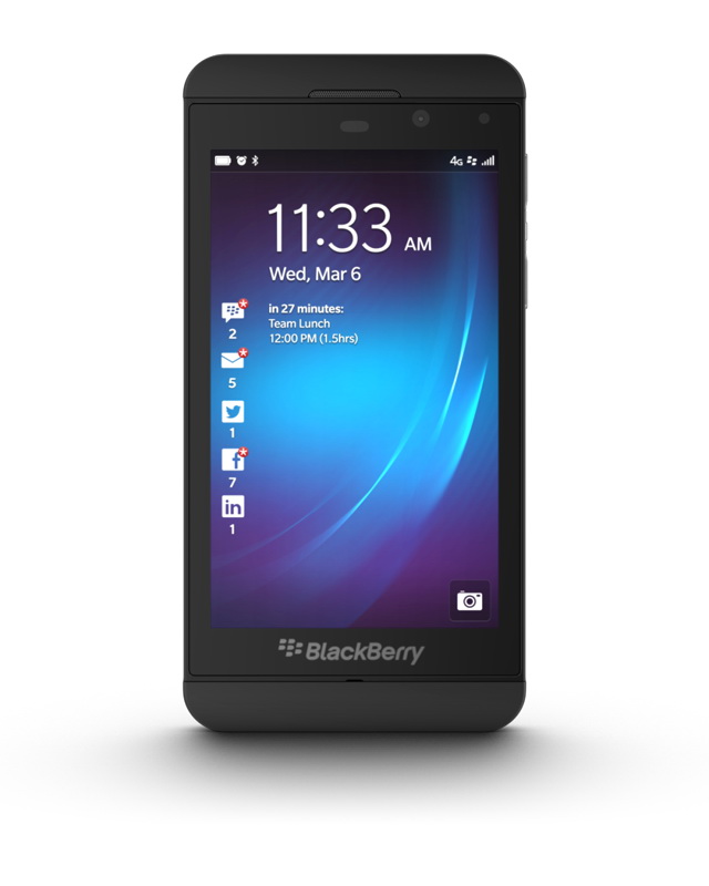 BlackBerry Z10 แบล็กเบอรี่ แซด 10 : ภาพที่ 1