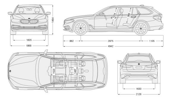 BMW Series 5 530i Touring M Sport บีเอ็มดับเบิลยู ซีรีส์5 ปี 2018 : ภาพที่ 8