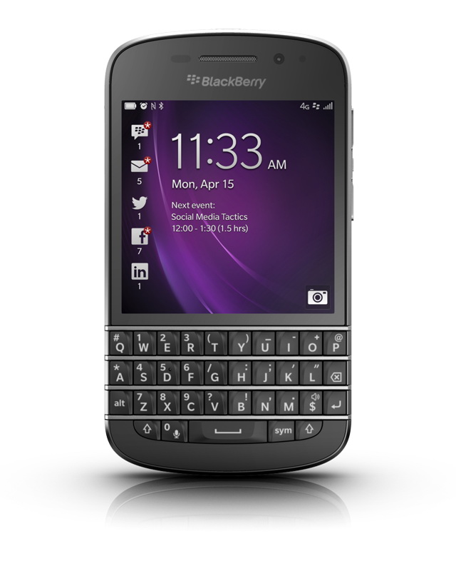 BlackBerry Q10 แบล็กเบอรี่ คิว 10 : ภาพที่ 1