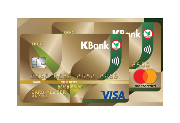 บัตรเครดิตวีซ่า/ มาสเตอร์การ์ด ทอง กสิกรไทย-ธนาคารกสิกรไทย (KBANK) : ภาพที่ 1