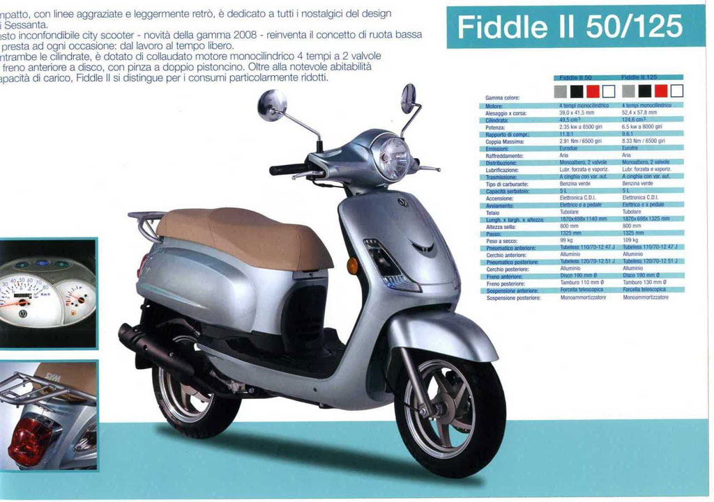 SYM Fiddle II Standard เอสวายเอ็ม ฟิดเดิ้ลทู ปี 2010 : ภาพที่ 12