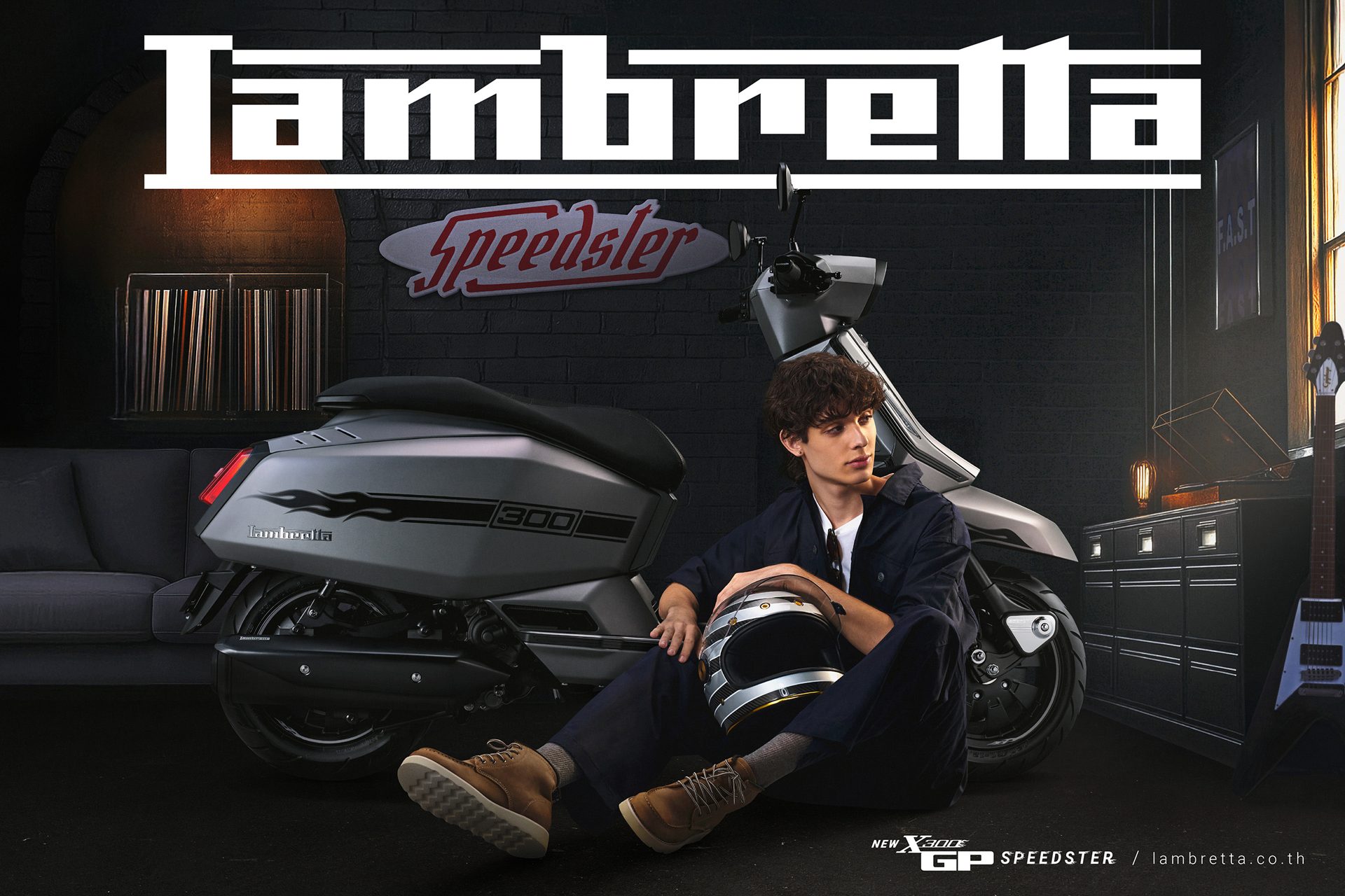 รูปภาพ แลมเบรตต้า Lambretta X300 GP ปี 2026