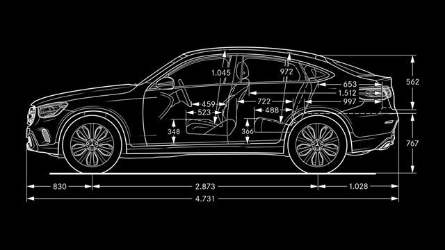 Mercedes-benz GLC-Class GLC 220 d 4MATIC Coupe AMG Dynamic เมอร์เซเดส-เบนซ์ จีแอลซี ปี 2019 : ภาพที่ 10