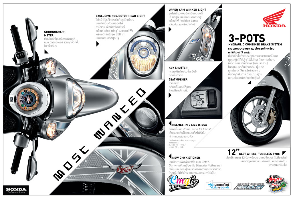 รูปภาพ ฮอนด้า Honda Scoopy i Club 12 ปี 2013