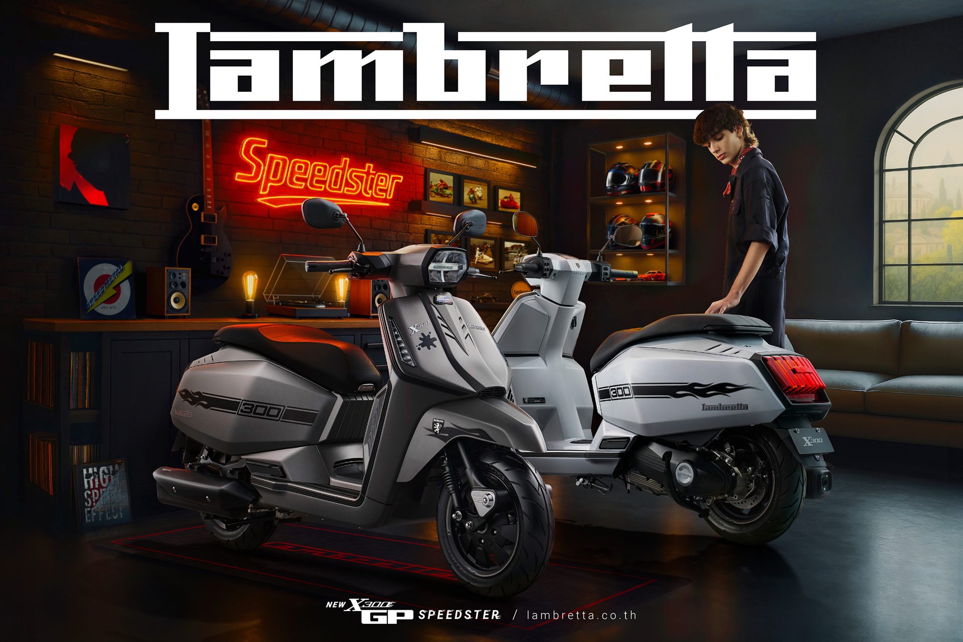 รูปภาพ แลมเบรตต้า Lambretta X300 GP ปี 2026