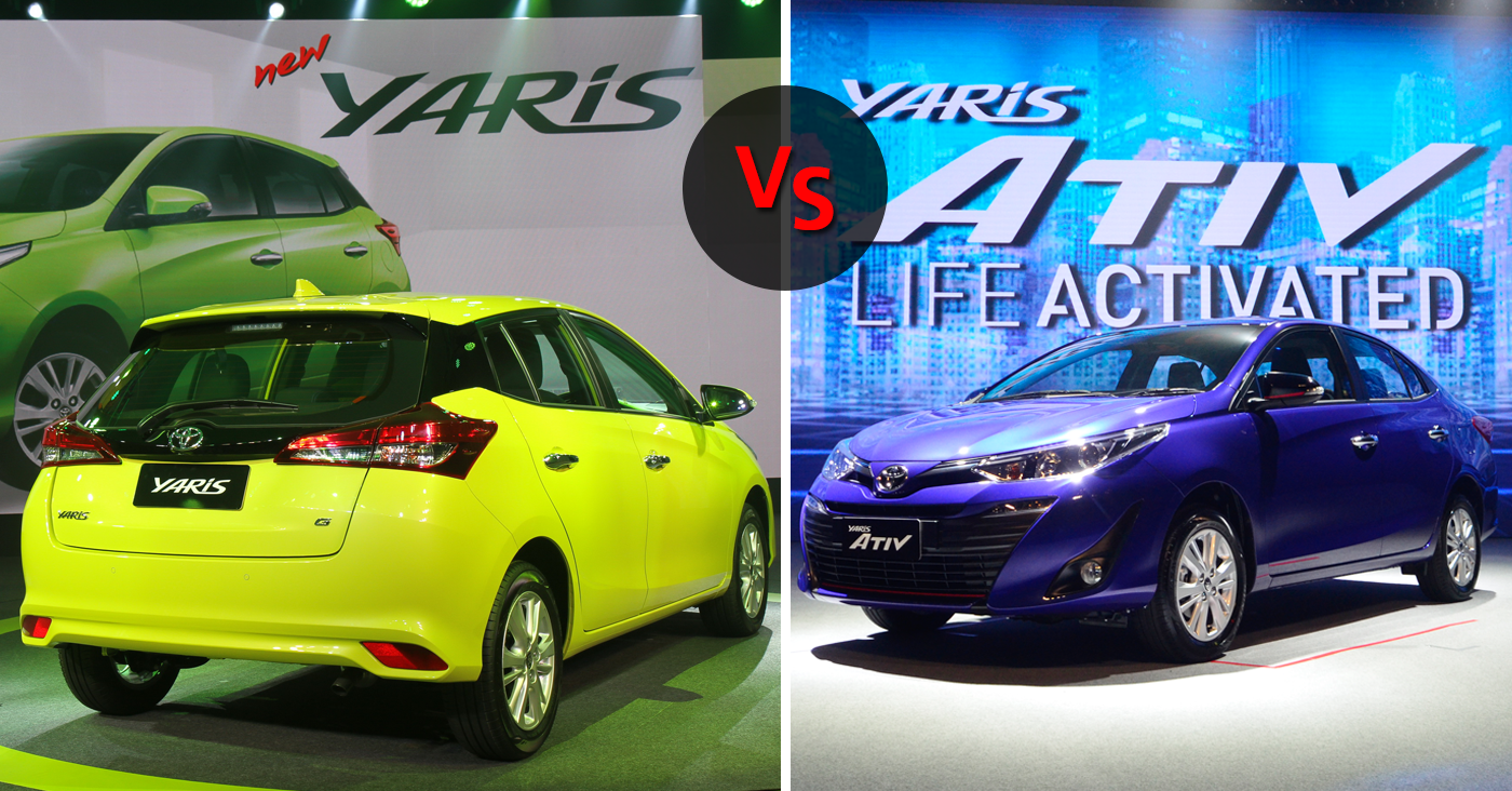 เทียบกันจะๆ New Toyota Yaris Ativ & Yaris Hatchback แบบไหนน่าใช้