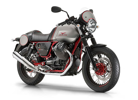 รถมอเตอร์ไซค์โมโต กุชชี่ Moto Guzzi V7 Logo
