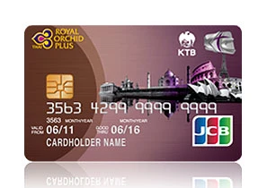 รูปภาพ KTC - Royal Orchid Plus JCB-บัตรกรุงไทย (KTC)