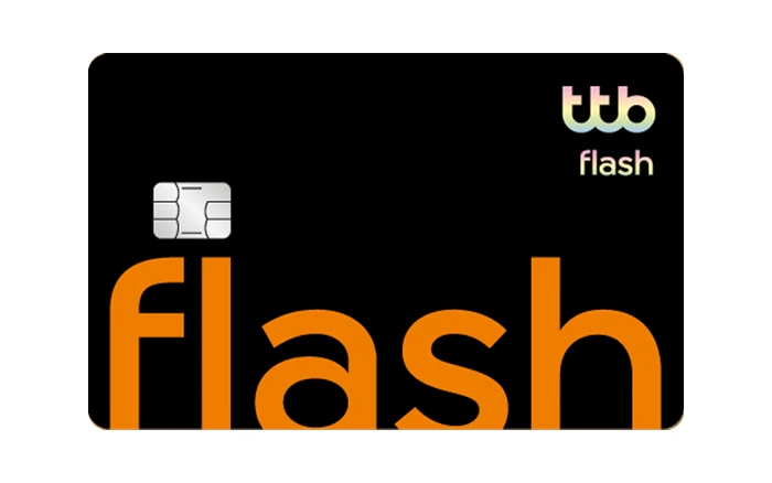 บัตรกดเงินสด ทีทีบี แฟลช (Flash)-ธนาคารทหารไทยธนชาต (Ttb) ราคา  ดอกเบี้ยต่อปี 25.00% | เช็คราคา.คอม