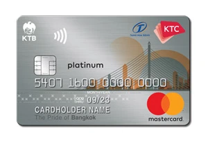 รูปภาพ บัตรเครดิต KTC - Tang Hua Seng Platinum MasterCard บัตรกรุงไทย (KTC)