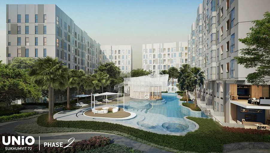 ยูนิโอ สุขุมวิท 72 เฟส 2 (Unio Sukhumvit 72 Phase 2) ราคา-สเปค-โปรโมชั่น