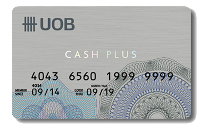 บัตรกดเงินสดยูโอบี แคชพลัส (UOB Cash Plus)