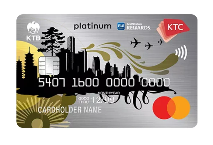 บัตรเครดิต KTC - BEST WESTERN PLATINUM MASTERCARD-บัตรกรุงไทย (KTC ...