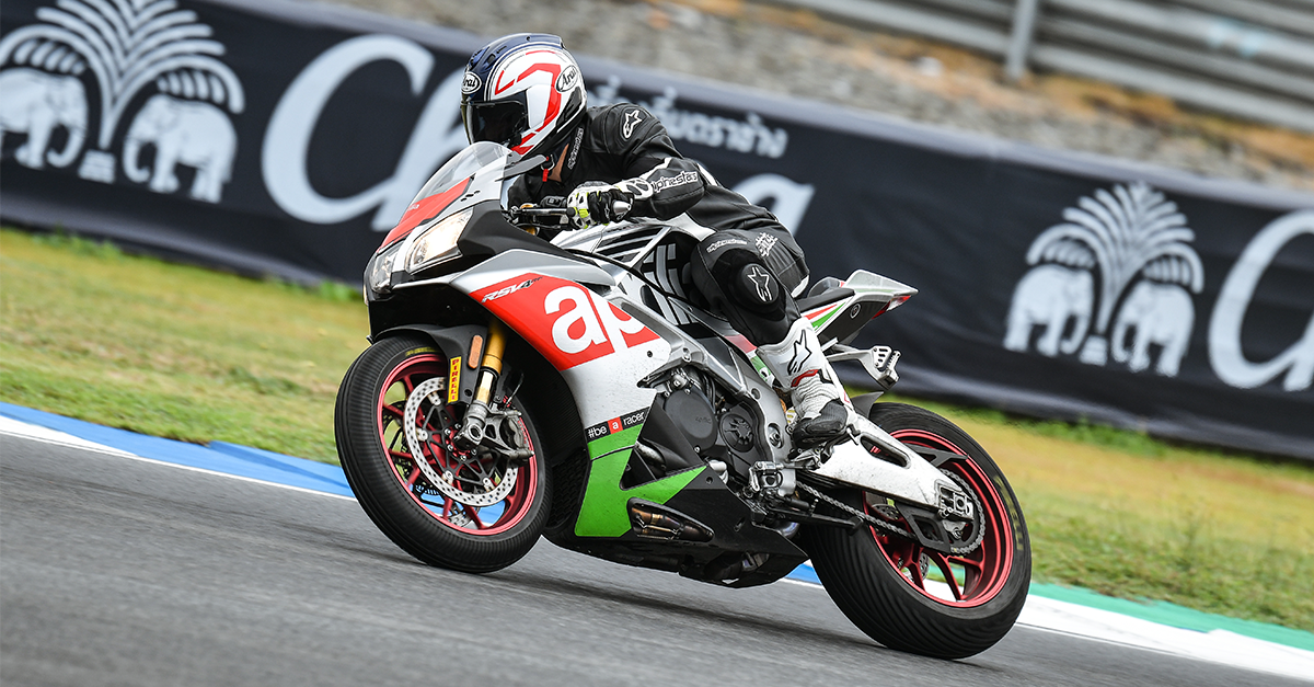 รีวิว สัมผัสตัวแรง 200 ม้า Aprilia RSV4 ใหม่ ในกิจกรรม TRACK DAY 2018 (Test Ride Review)